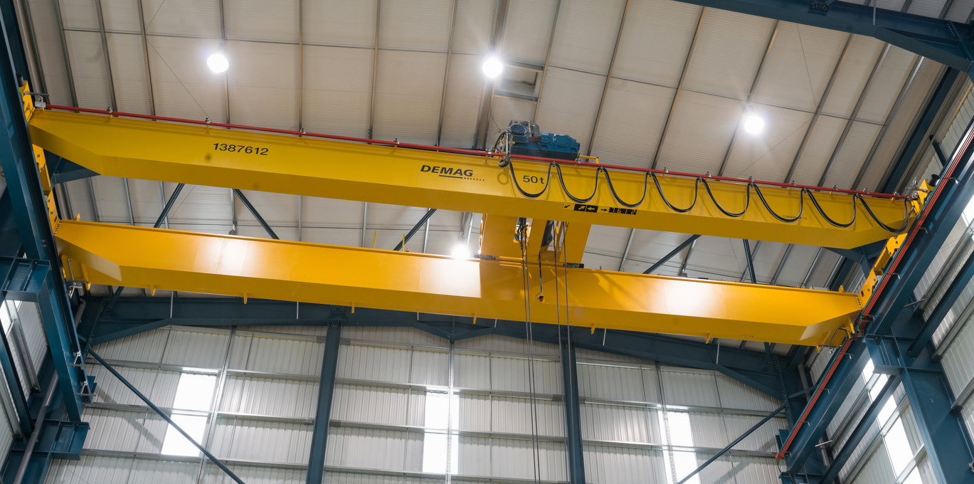 Demag cranes provide lifting power for the oil and gas sector Demag cranes provide lifting power for the oil and gas sector